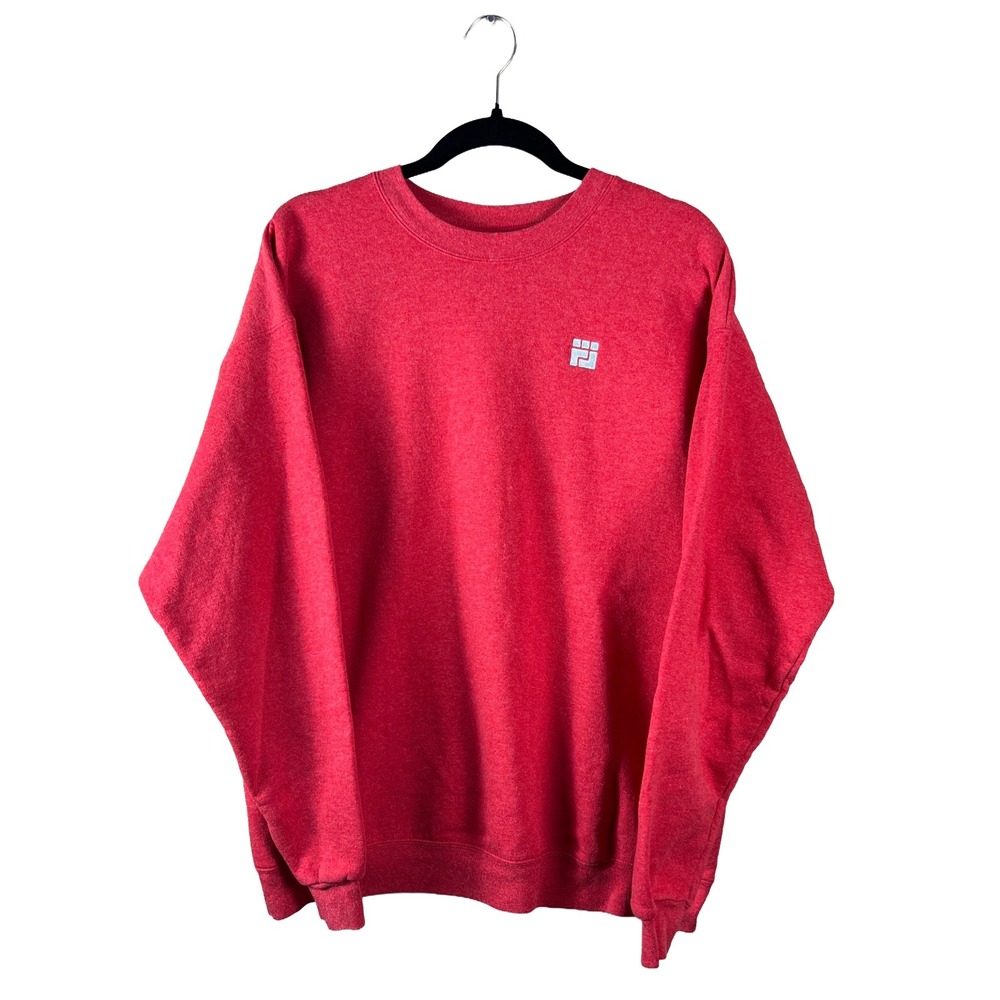 Vintage Hanes Crewneck Sweatshirt 2000s Men's Large Red Streetwear